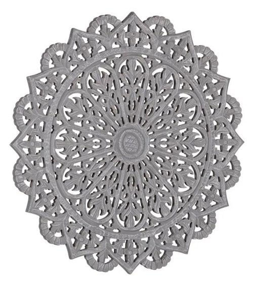 Mural Circular con Diseño de Mandala