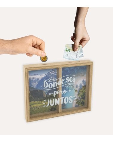 Hucha Marco Doble para Viajes