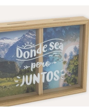 Hucha Marco Doble para Viajes