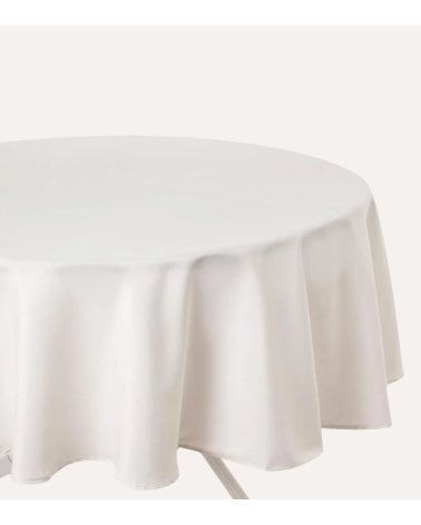 Mantel Circular Antimanchas de Poliéster