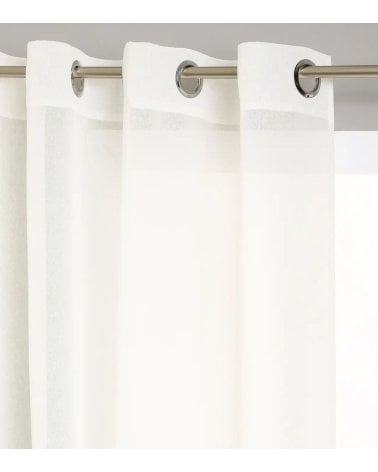 Visillo Etamine con Aros de Acero