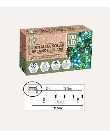 Guirnalda LED Solar para Exteriores