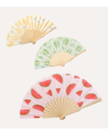 Abaníco de Fruta de Madera