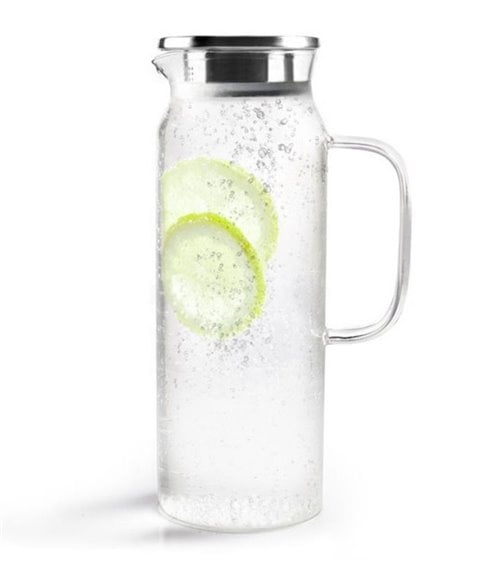 Jarra para Agua de Borosilicato con Tapa