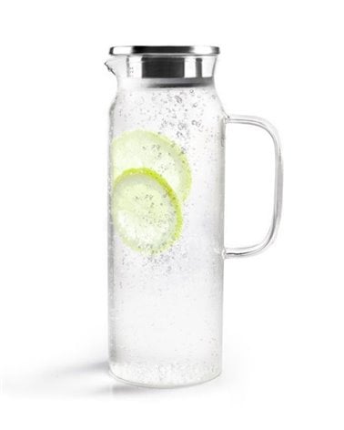 Jarra para Agua de Borosilicato con Tapa