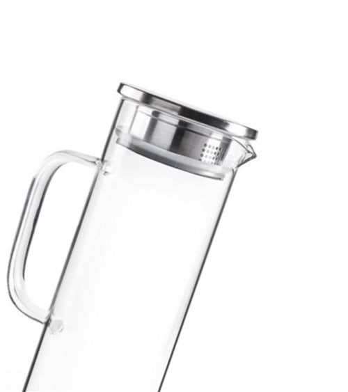 Jarra para Agua de Borosilicato con Tapa
