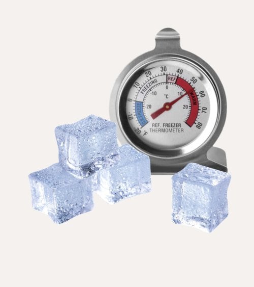 Termómetro para Frigorífico de Acero Inoxidable