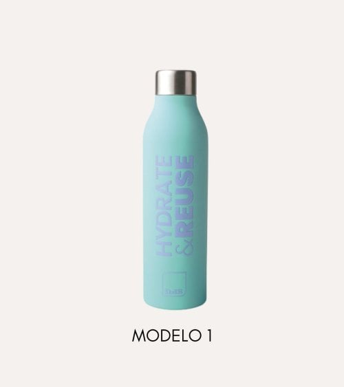 Botella Termo Hidrátate & Reutiliza de Acero