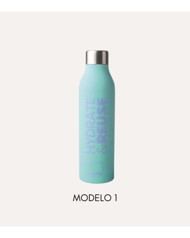 Botella Termo Hidrátate & Reutiliza de Acero