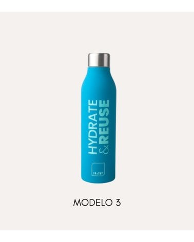 Botella Termo Hidrátate & Reutiliza de Acero