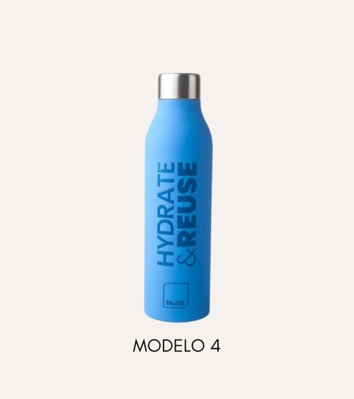 Botella Termo Hidrátate & Reutiliza de Acero