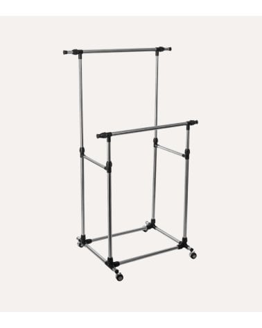 Perchero Doble Venus de Acero Inoxidable