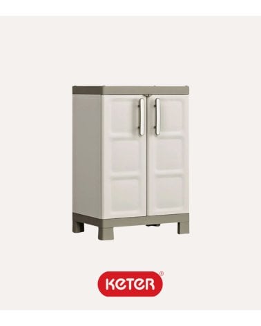 Armario Bajo para Exteriores con 2 Baldas Regulables