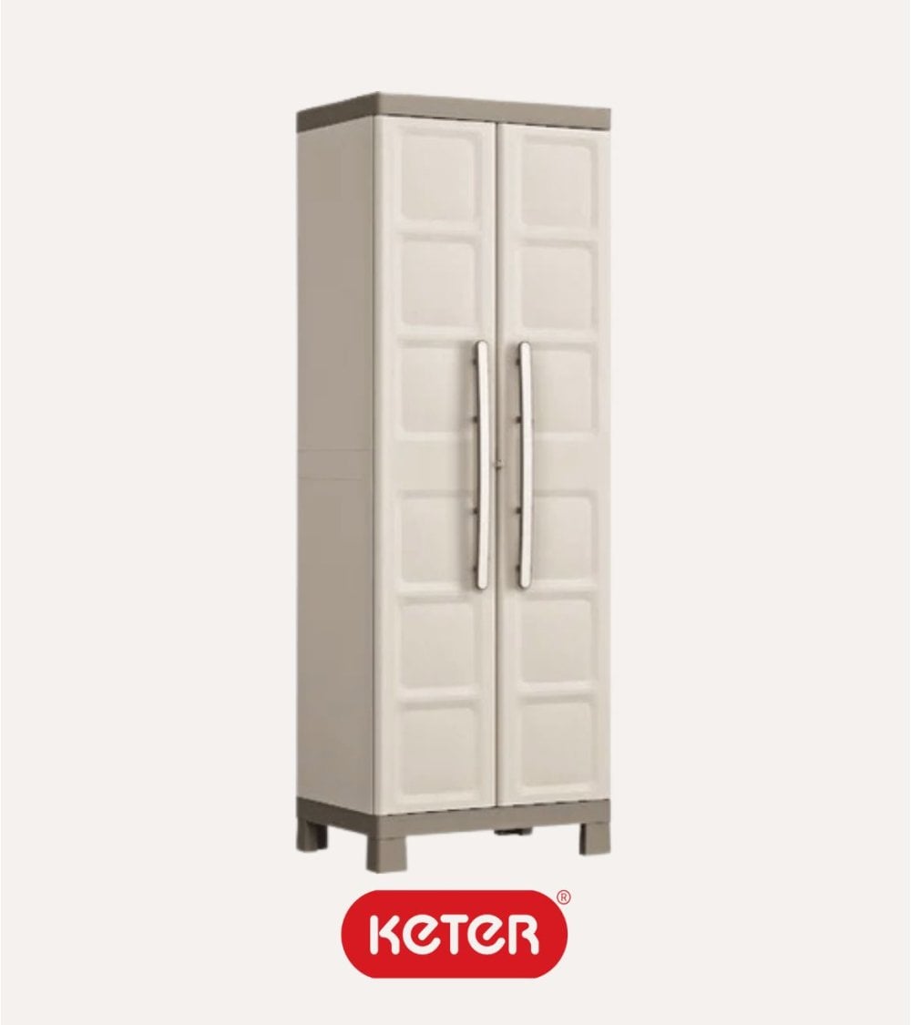 Armario Exteriores con Baldas: Almacenamiento y Organización Elegante