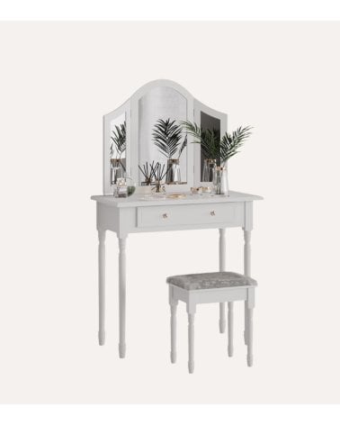 Tocador Suny de Madera Blanco