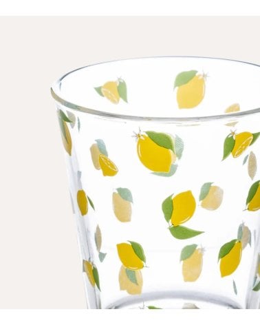 Vaso de Limones de Cristal