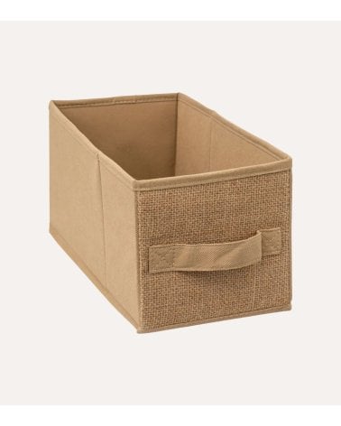 Caja de Almacenaje de Tela de Yute