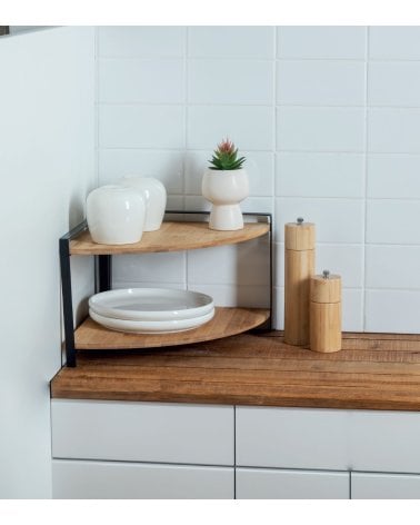 Estante Esquinero para Ordenación de Cocina