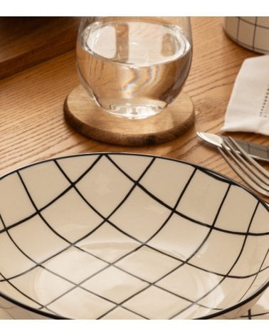 Set de 6 Posavasos de Madera de Acacia