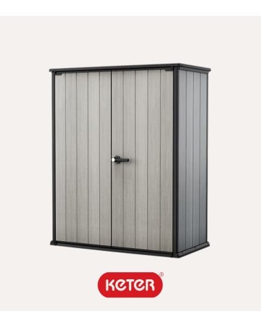 Cobertizo para Exteriores High Store+ de Resina y Metal