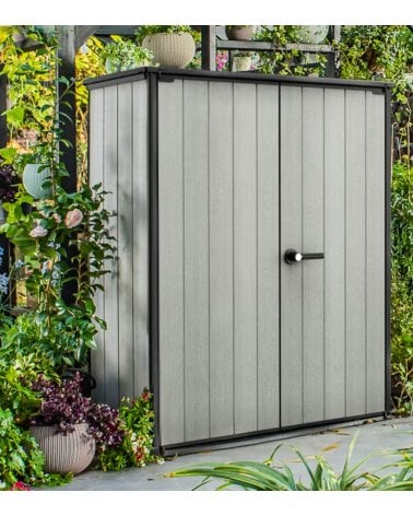 Cobertizo para Exteriores High Store+ de Resina y Metal