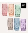 Set de 6 Vasos Tiki para Cócteles