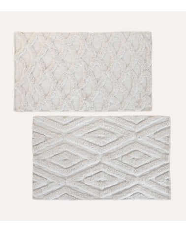 Alfombra de Baño Rombos de Algodón