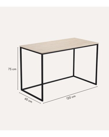 Escritorio Mia de Metal y MDF