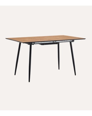 Mesa de Comedor Extensible Oak de Metal y Melamina