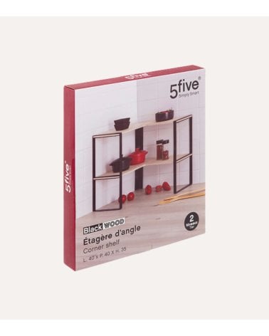 Estante Esquinero 2 Niveles Para Ordenación de Cocina