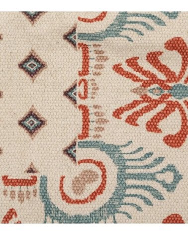 Alfombra Impresa Ikat de Algodón