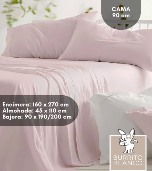 Juego de Sábanas 100% Algodón Lisas