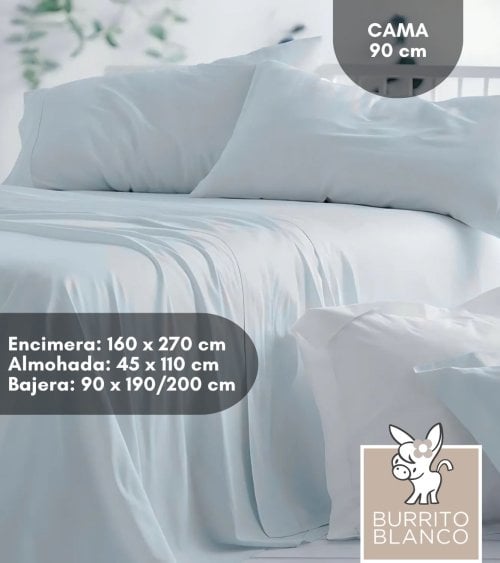 Juego de Sábanas 100% Algodón Lisas