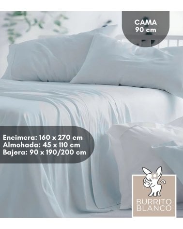Juego de Sábanas 100% Algodón Lisas