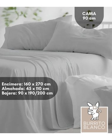 Juego de Sábanas 100% Algodón Lisas
