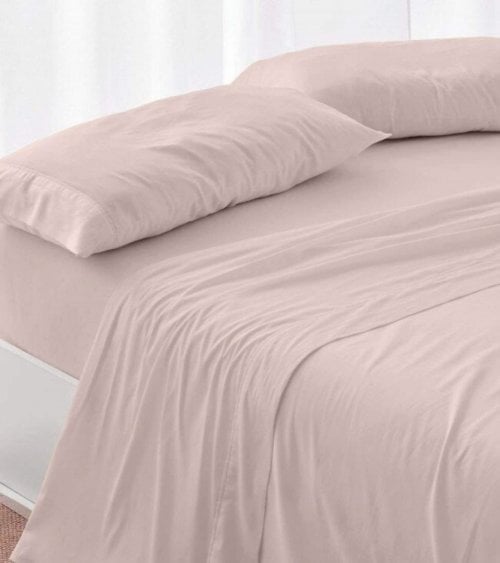 Sábana Bajera 180 Hilos Lisas de 100% Algodón Percal