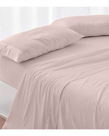 Sábana Bajera 180 Hilos Lisas de 100% Algodón Percal