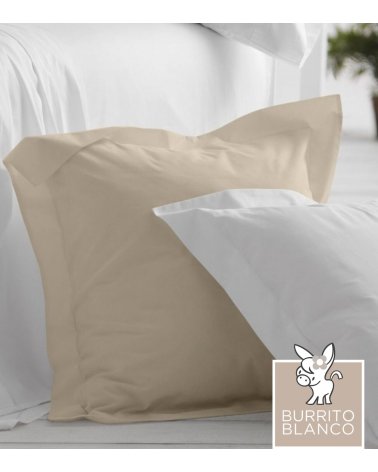 Funda de Cojín 180 Hilos Lisa de 100% Algodón Percal