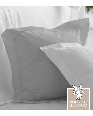 Funda de Cojín 180 Hilos Lisa de 100% Algodón Percal