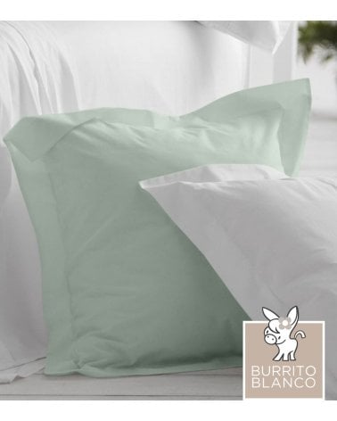 Funda de Cojín 180 Hilos Lisa de 100% Algodón Percal