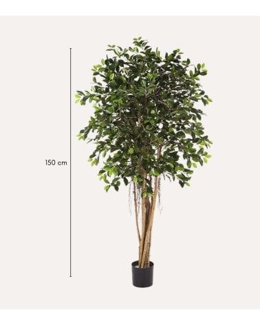 Mini Árbol Decorativo Ficus de Aspecto Realista