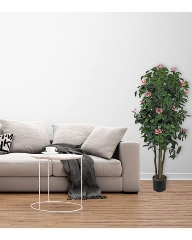 Árbol de Flor de Hibisco Decorativo con Aspecto Realista