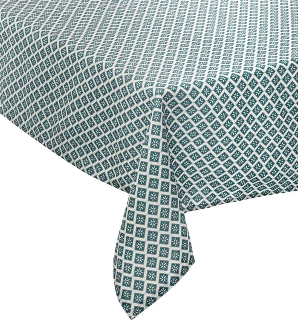 Mantel Antimanchas Geométrico Azul 140x240 cm Tikal