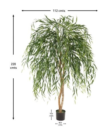 Árbol Sauce Llorón Decorativo con Aspecto Realista
