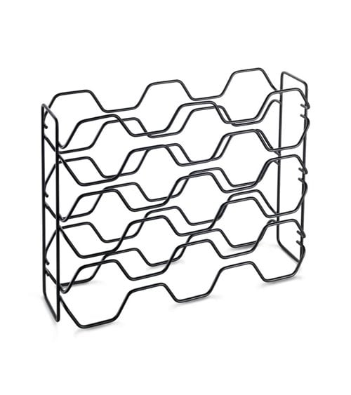 Botellero Metálico Hexagonal Negro Lava