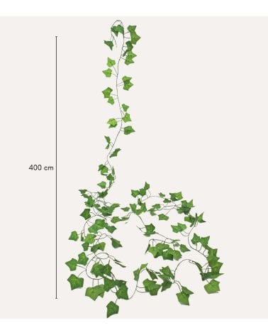 Guirnalda LED Solar de Hiedra Decorativa para Exterior