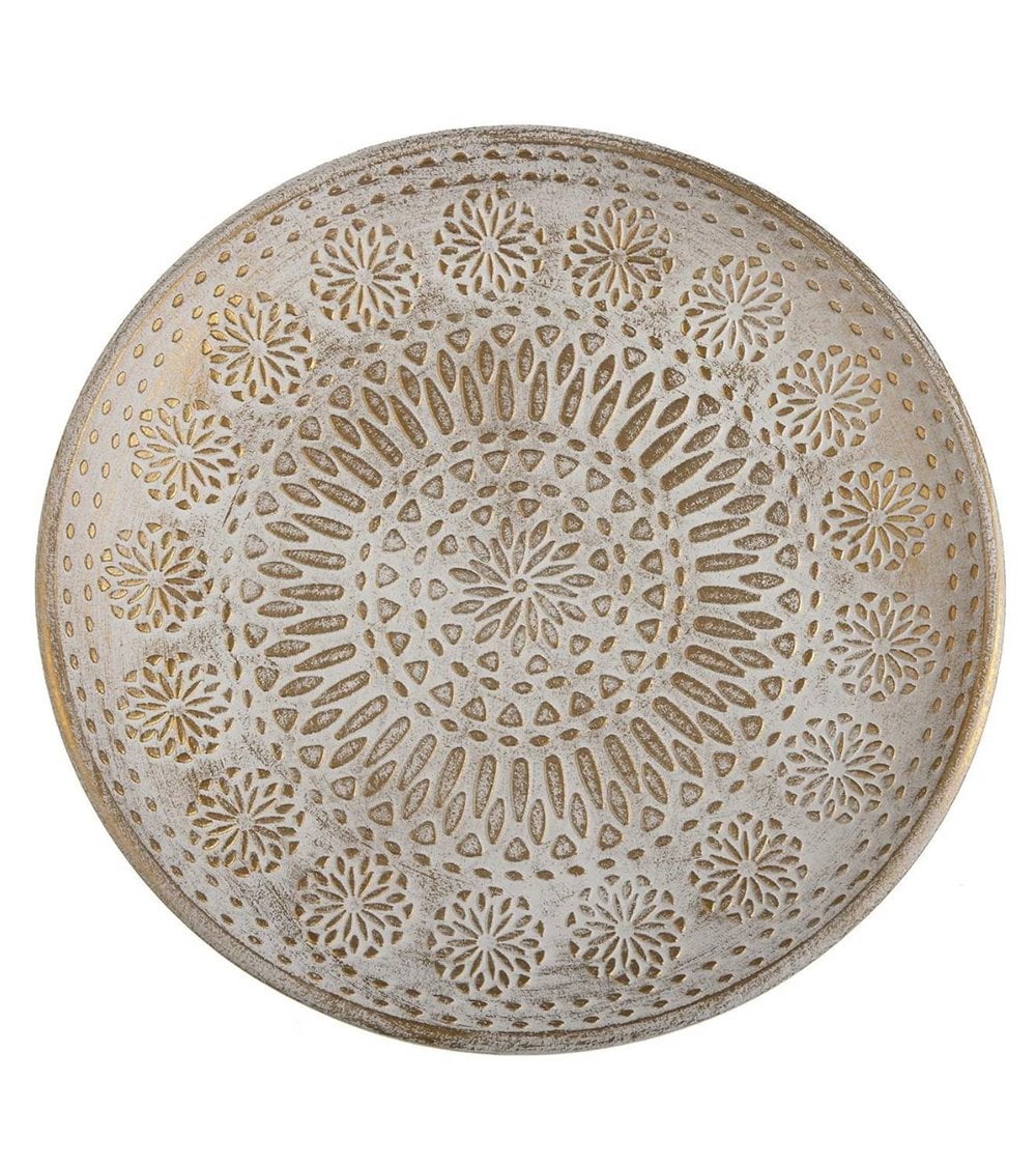 Bandeja Redonda Decorativa Étnica