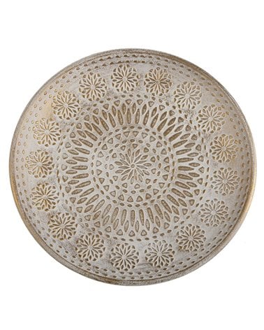 Bandeja Redonda Decorativa Étnica