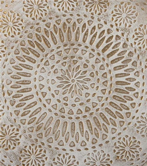 Bandeja Redonda Decorativa Étnica