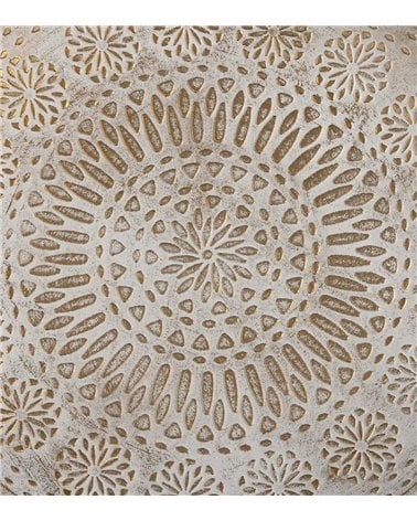 Bandeja Redonda Decorativa Étnica